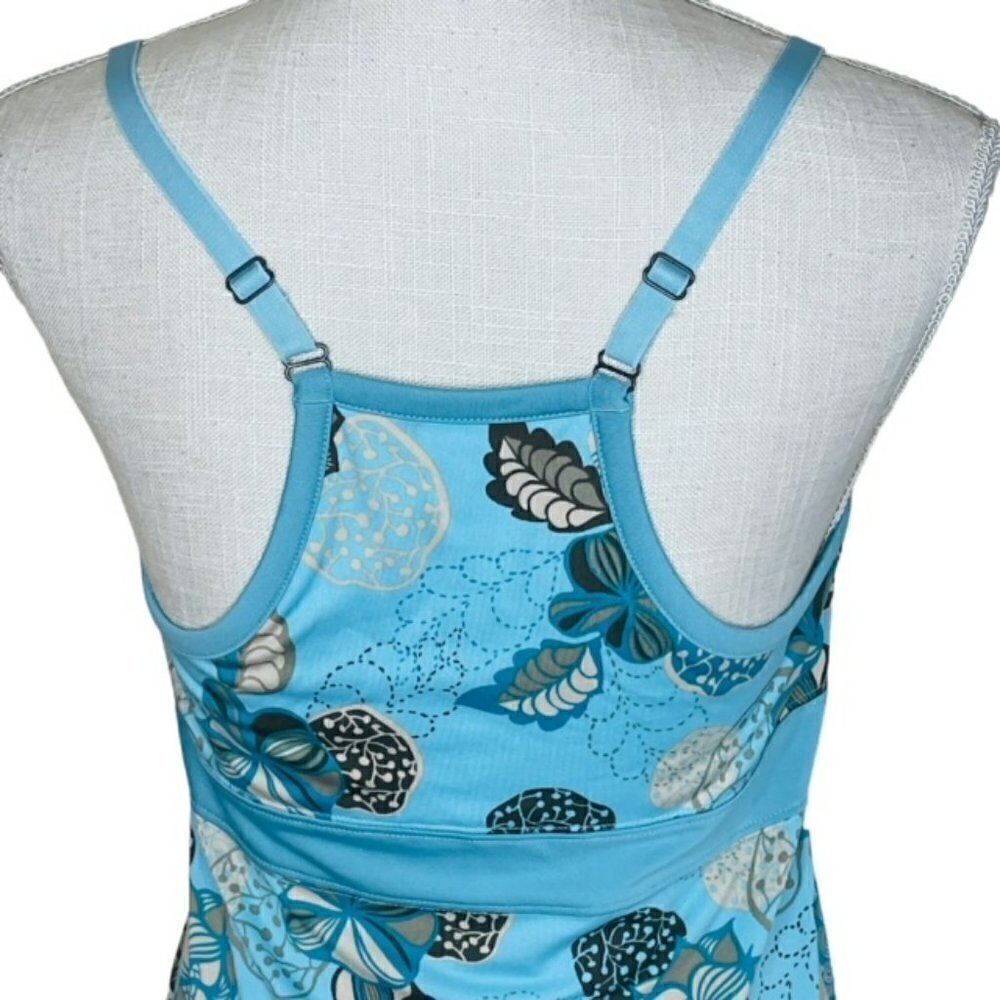 THE NORTH FACE Floral Tank Top with Built-In Bra - Size Medium - Picture 4 of 9